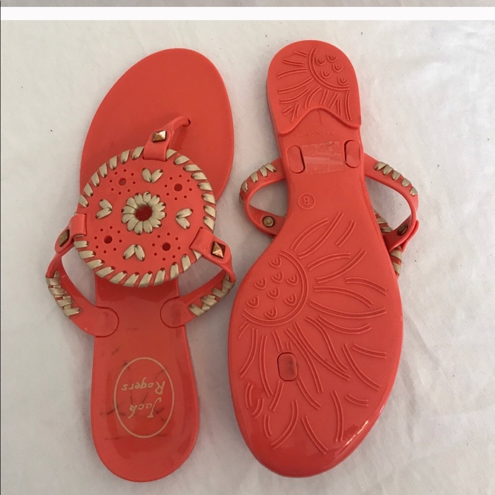 Jack Rogers thong sandal size 8